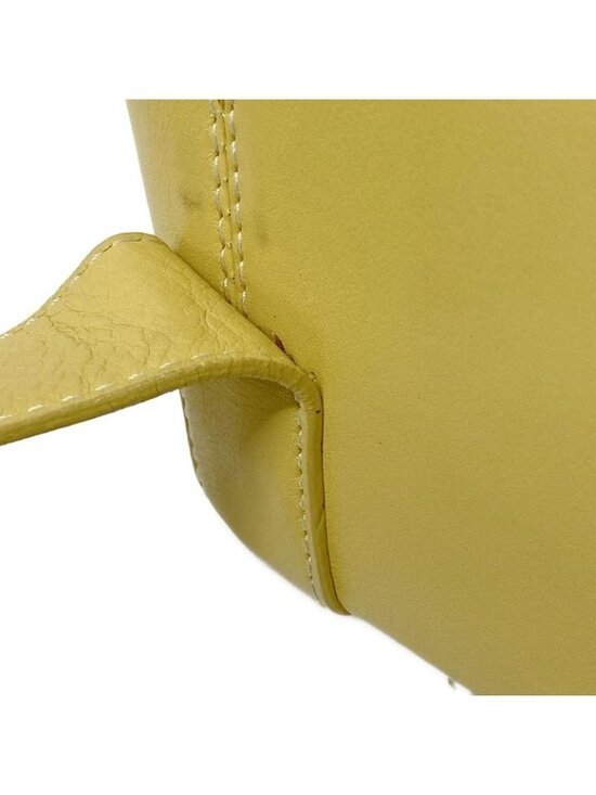 Loewe Sac Anton Backpack Yellow Leather main image 14
